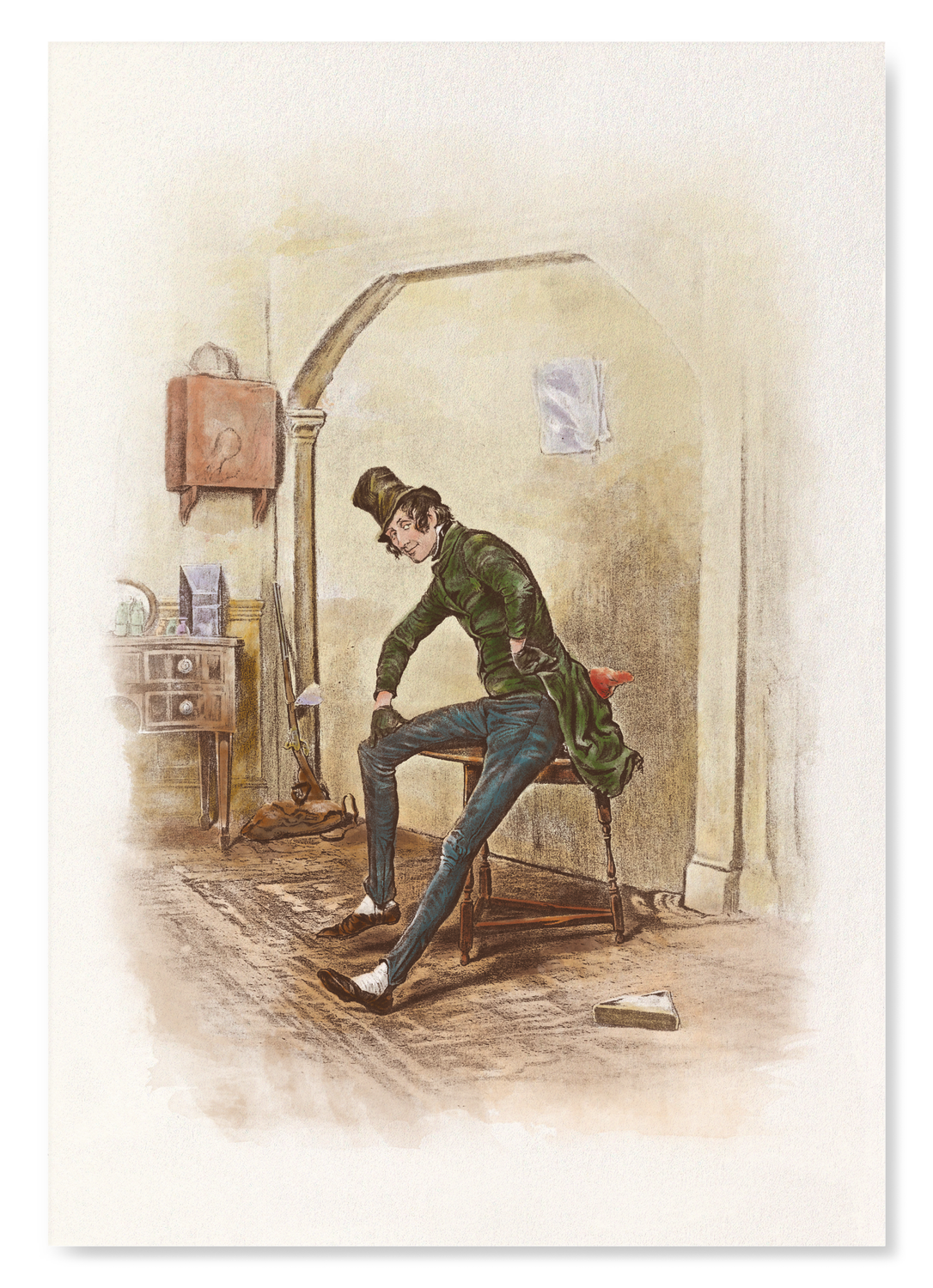 ALFRED JINGLE: Painting Art Print