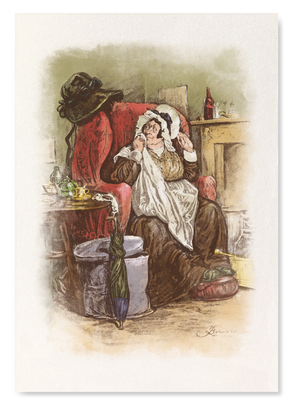 MRS SARAH GAMP: Painting Art Print