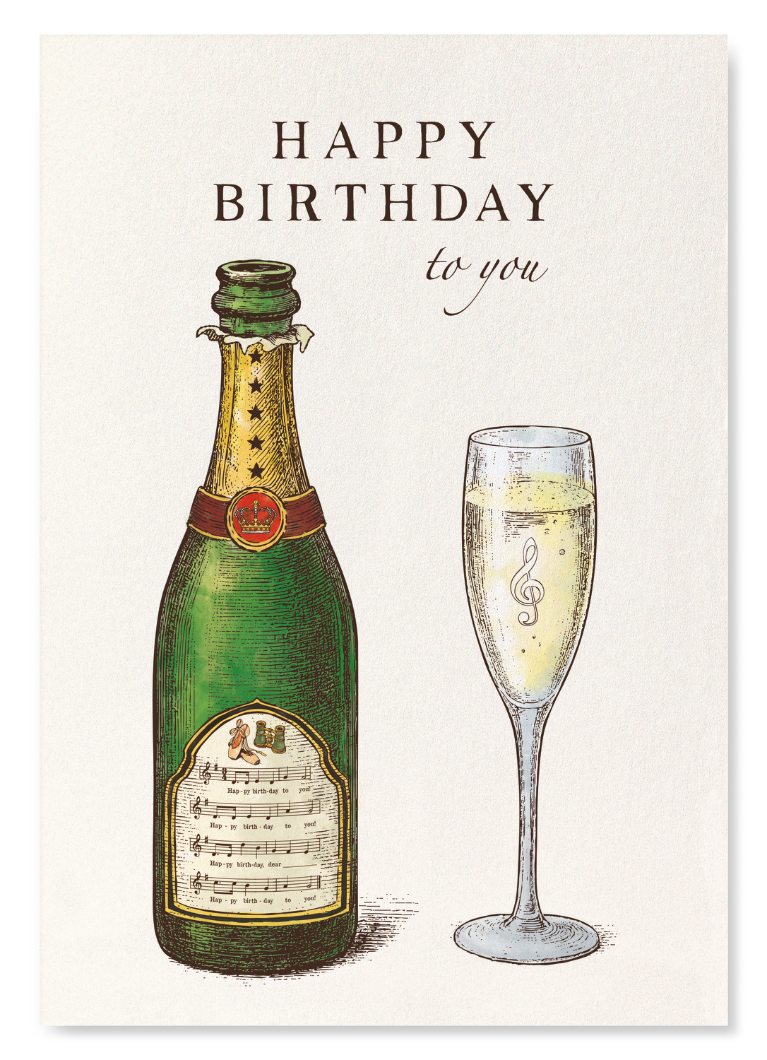 BALLET & OPERA BIRTHDAY CHAMPAGNE: Victorian Art Print