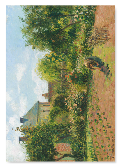 THE ARTIST’S GARDEN AT ÉRAGNY (1898): Painting Art Print