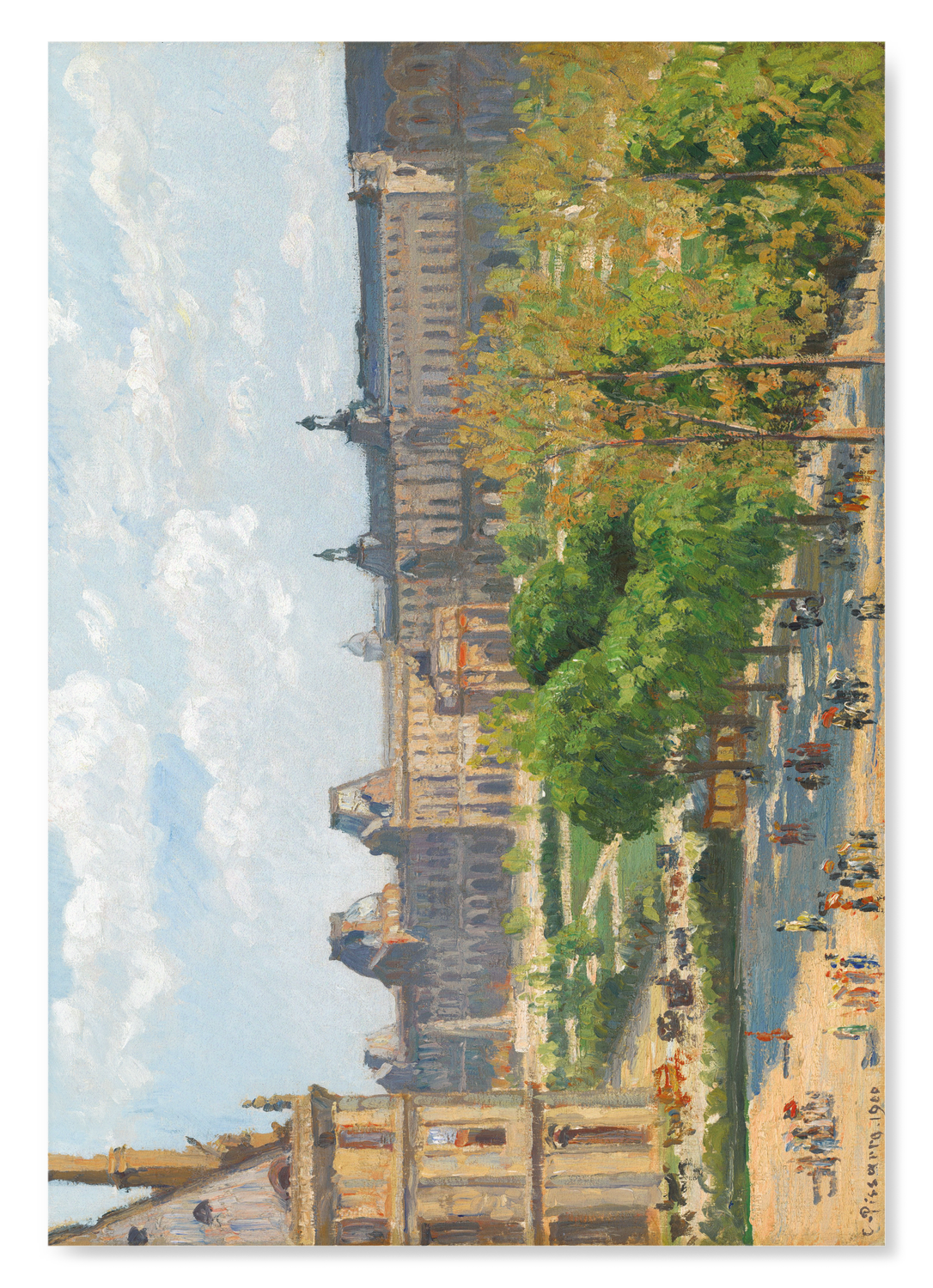 PLACE DU CARROUSEL, PARIS (1900): Painting Art Print