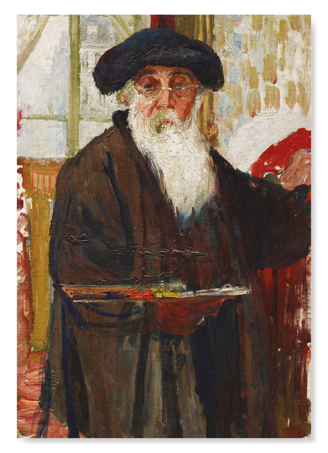 CAMILLE PISSARRO SELF PORTRAIT (C. 1898): Painting Art Print