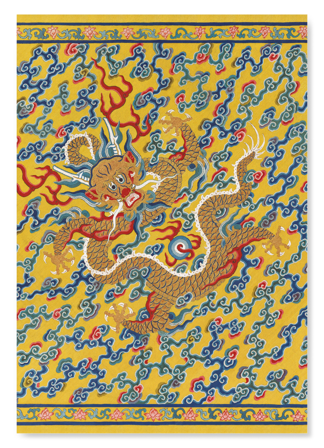 WRAPPER FOR A TAPESTRY SCROLL (1736–1795): Painting Art Print