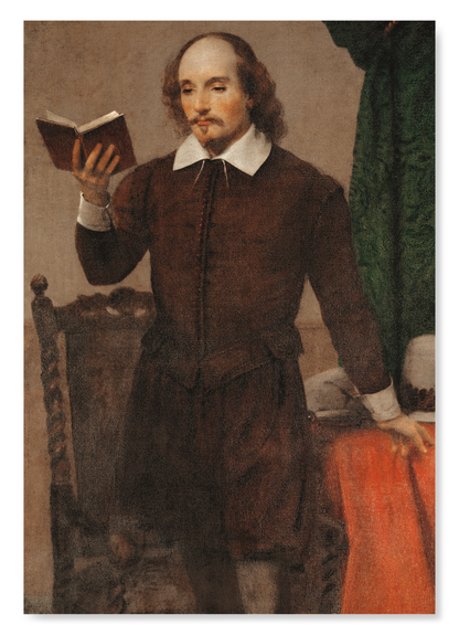 SHAKESPEARE READING (1870S): Painting Art Print
