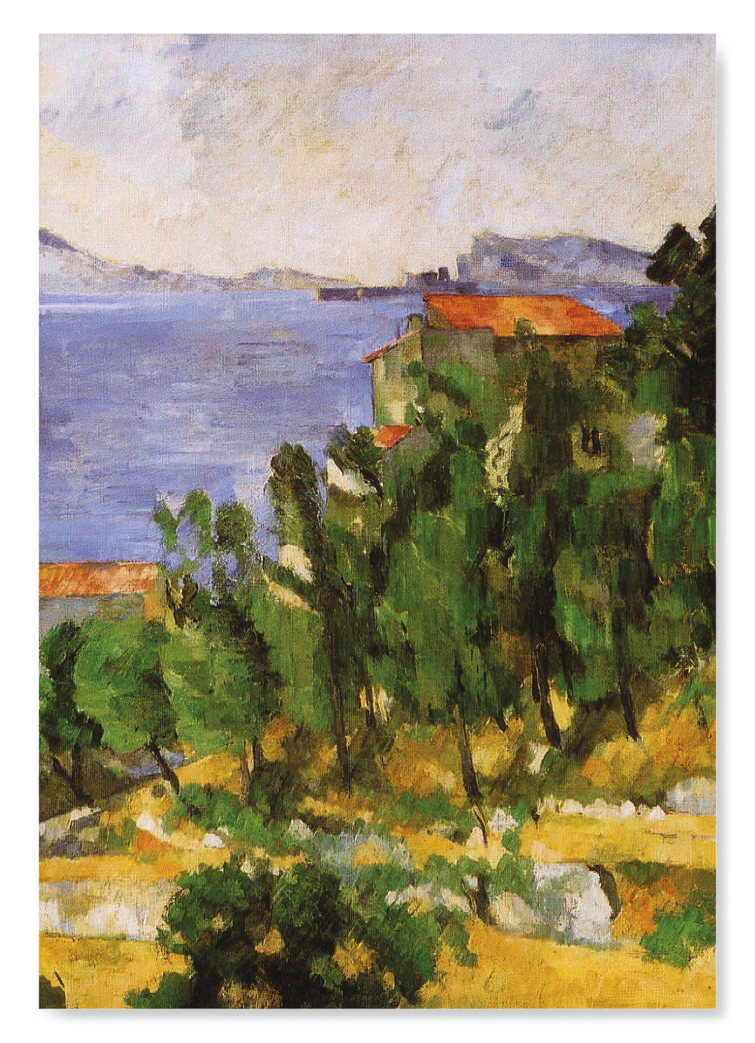 BAY OF L'ESTAQUE FROM THE EAST (C.1882): Painting Art Print
