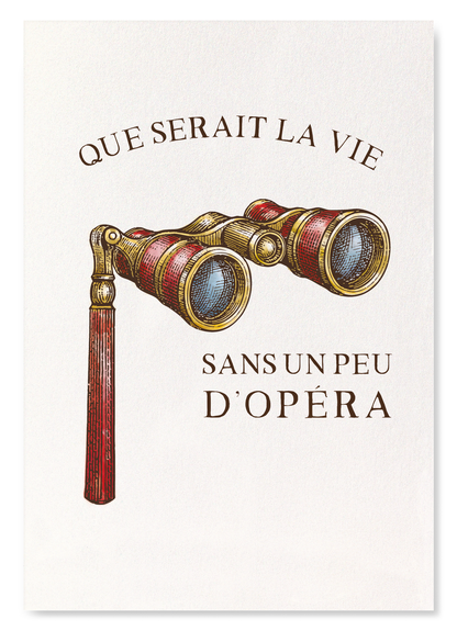 LA VIE ET L’OPÉRA: Victorian Art Print