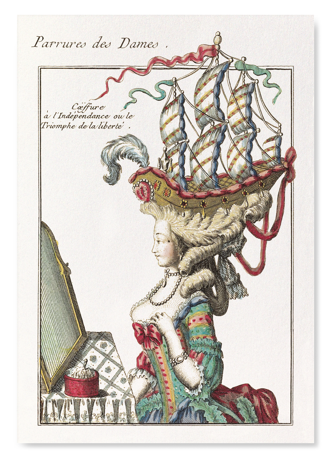 LA BELLE POULE (C.1780): Painting Art Print