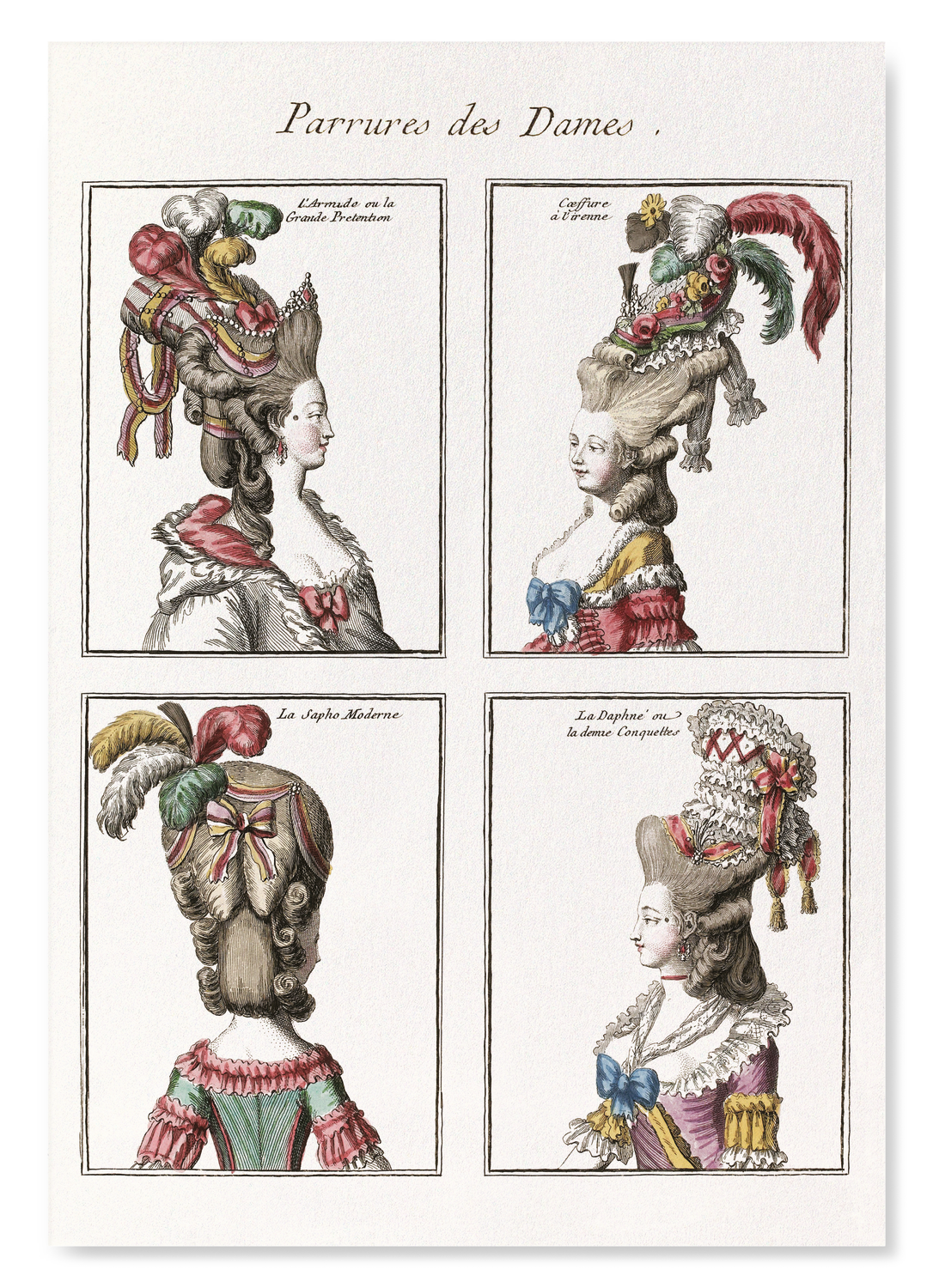LA PARURE DES DAMES (1776): Painting Art Print