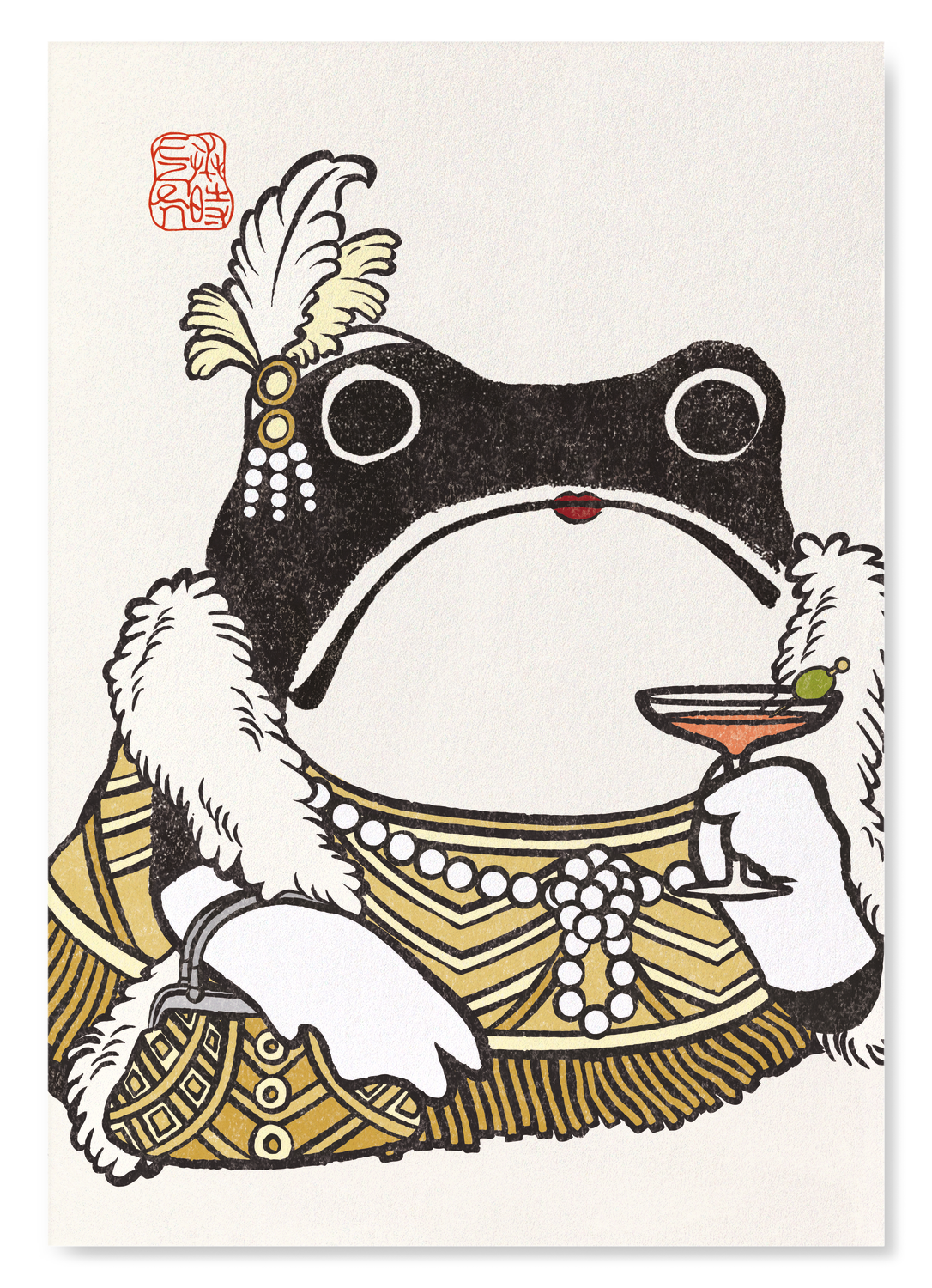 GRENOUILLE EZEN LADY GATSBY: Art Print