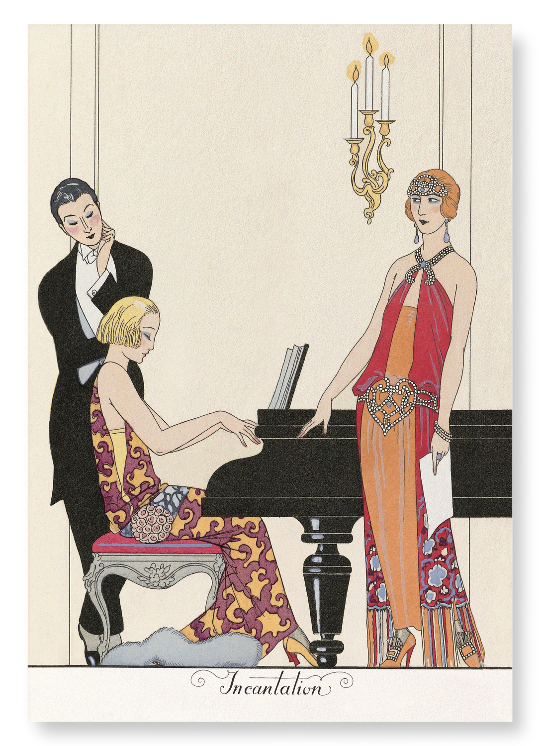 INCANTATION (1923): Vintage Art Print