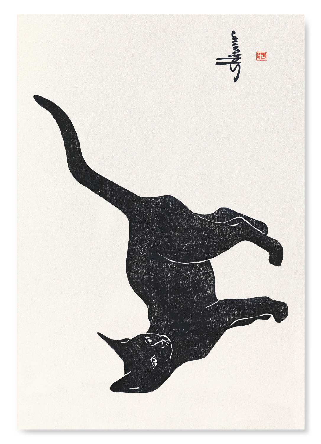CAT NO.1: Japanese Art Print