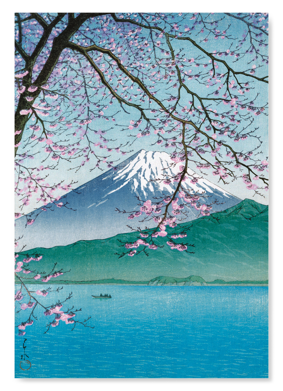 MOUNT FUJI IN SPRINGTIME (1937): Japanese Art Print
