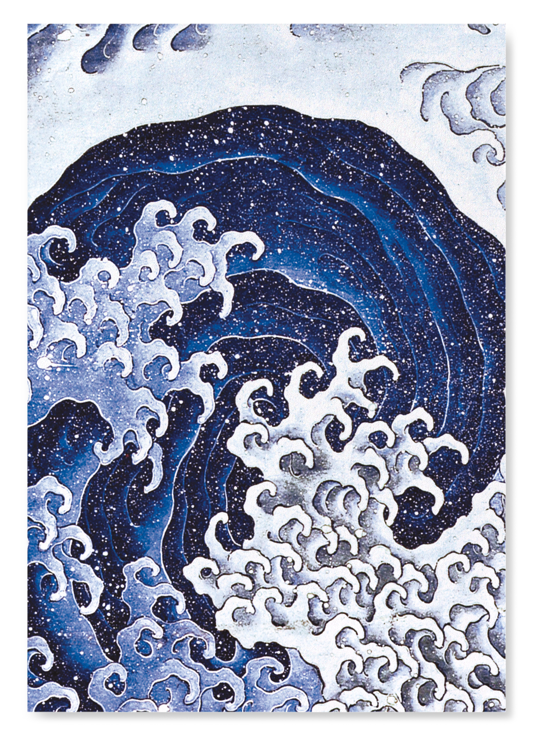 FEMININE WAVES: Japanese Art Print