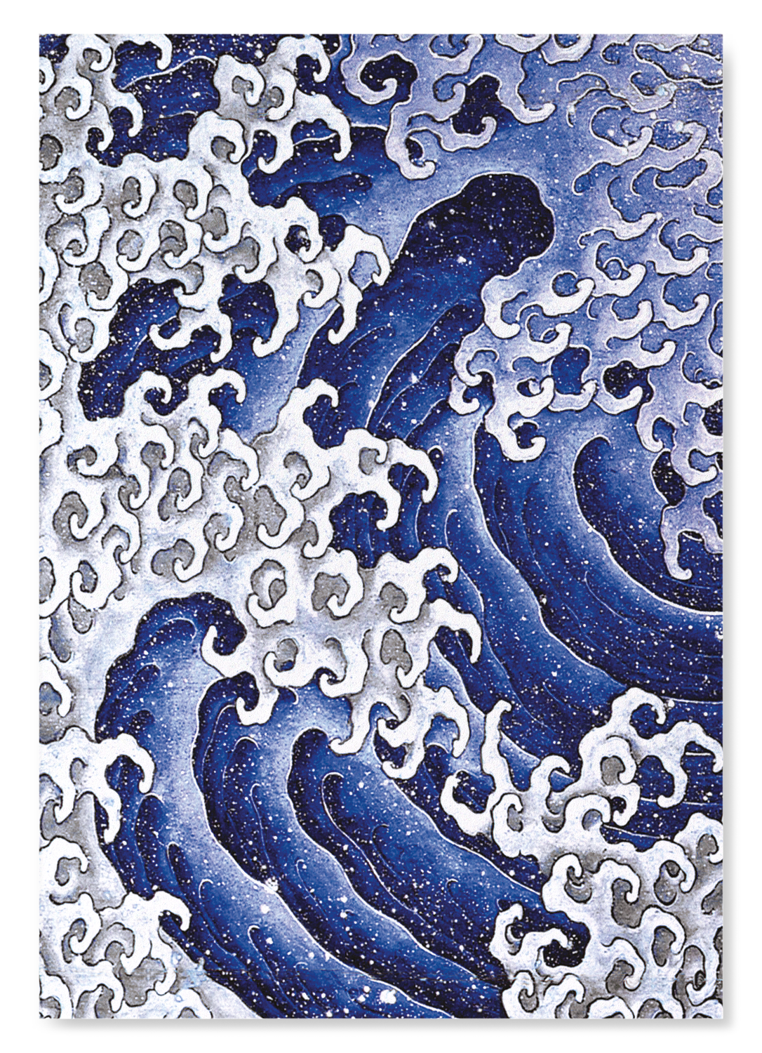 MASCULINE WAVES: Japanese Art Print
