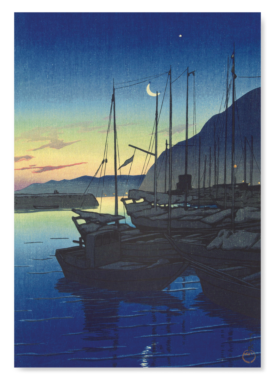 MORNING IN BEPPU: Japanese Art Print