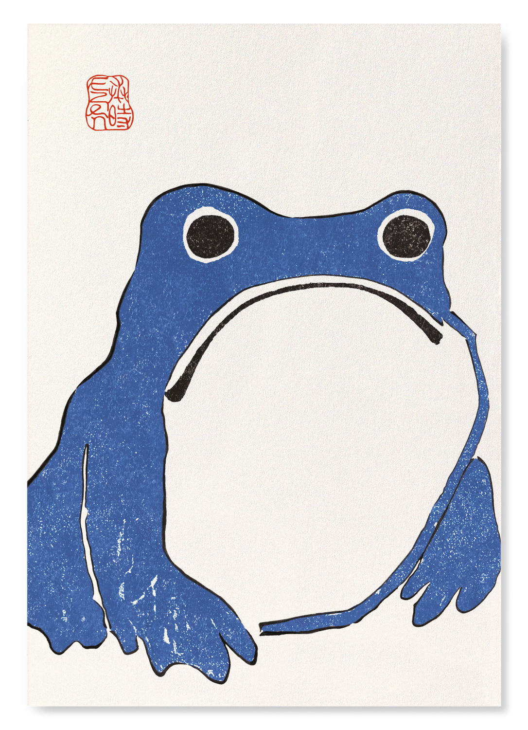 BLUE EZEN FROG: Art Print