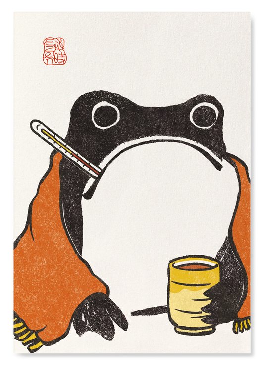 GET WELL SOON EZEN FROG: Art Print