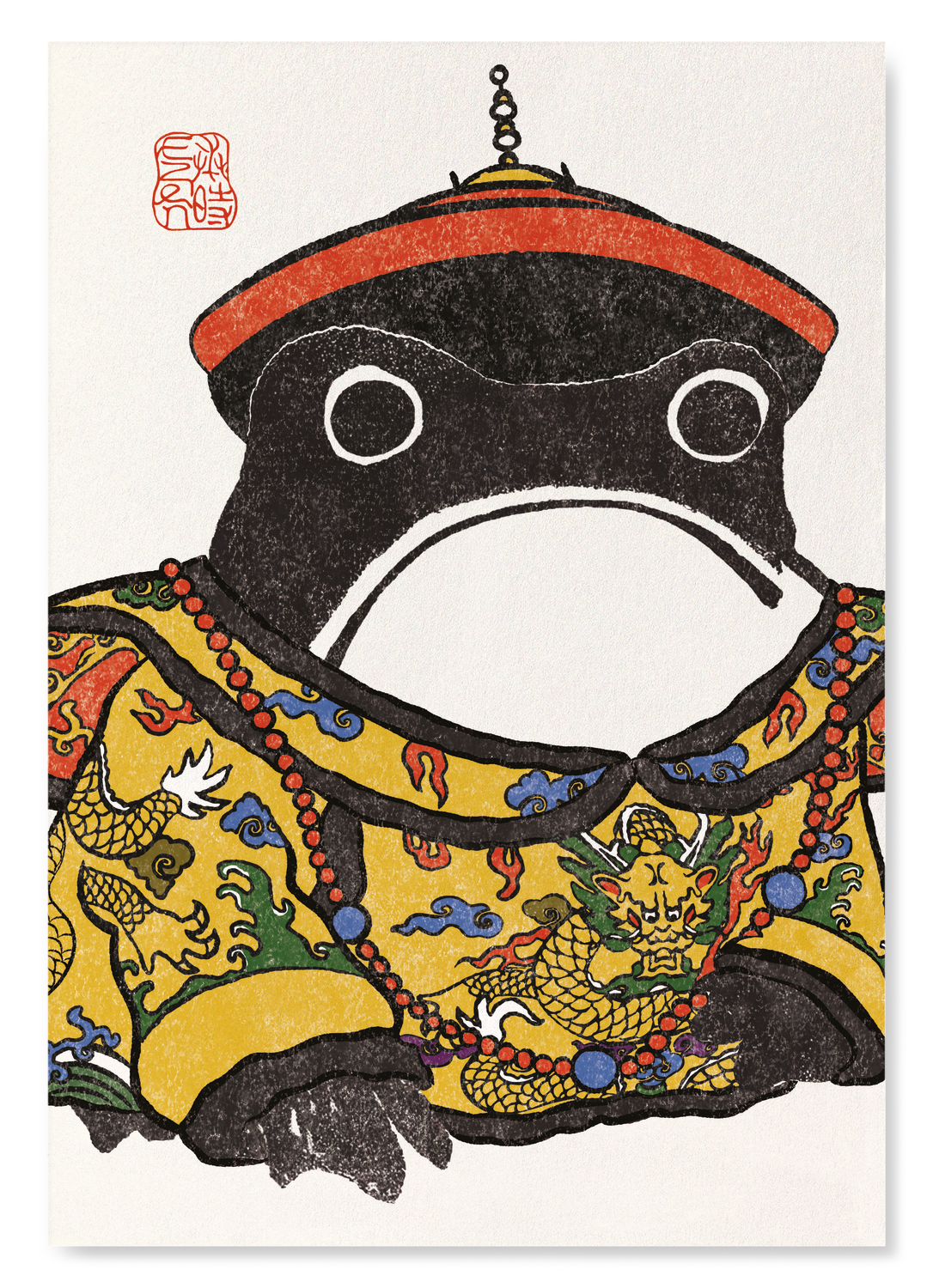CHINESE EMPEROR EZEN FROG: Art Print