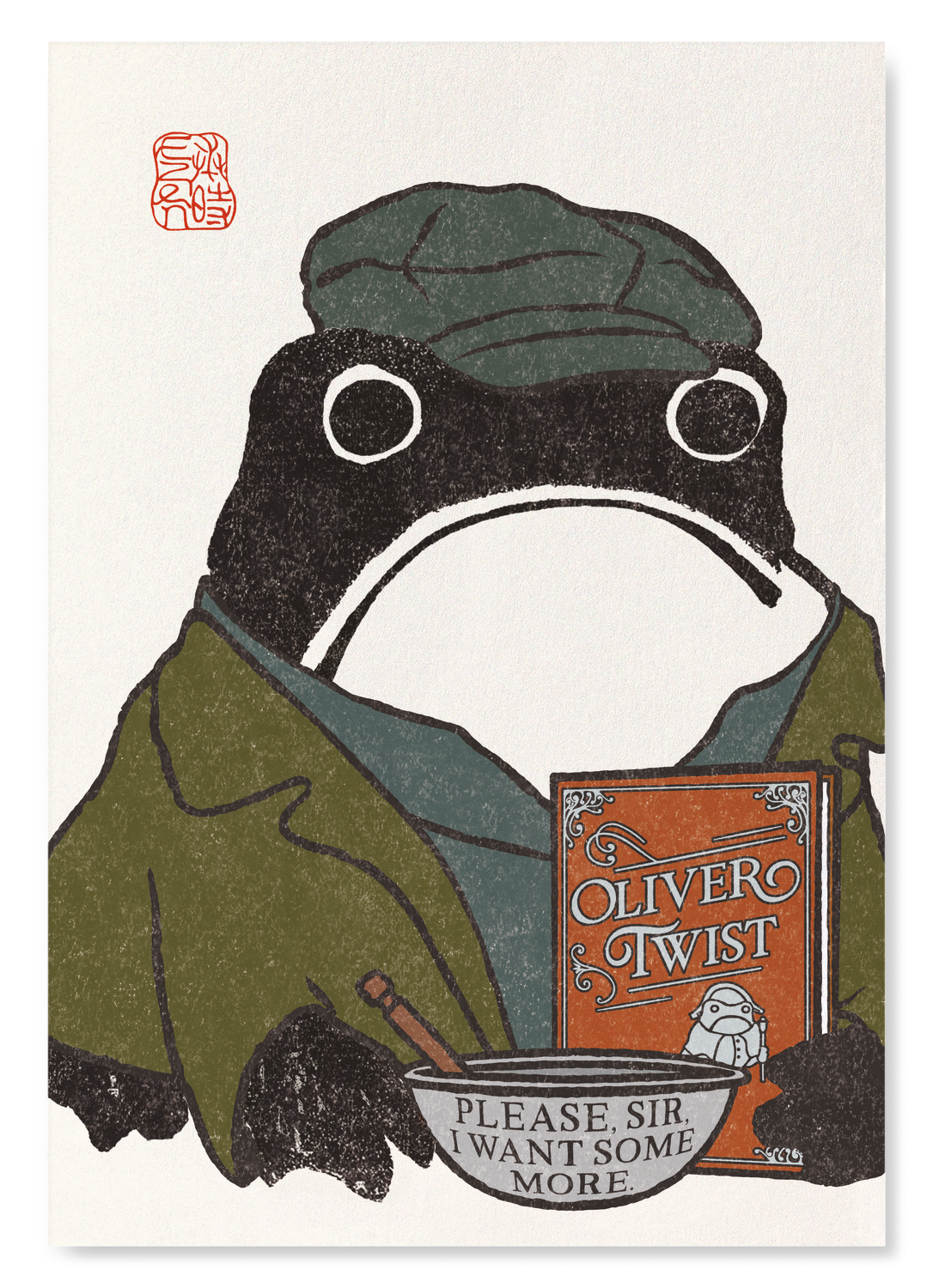 OLIVER TWIST EZEN FROG: Art Print