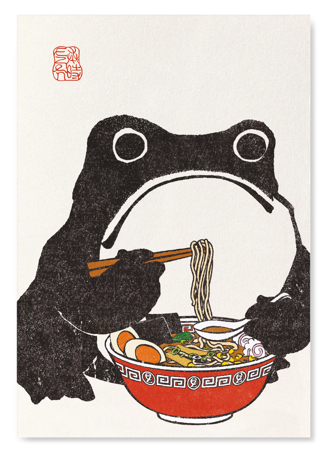 RAMEN EZEN FROG: Art Print