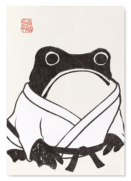 MARTIAL ARTS EZEN FROG: Art Print