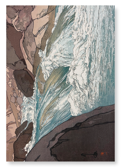NAKABUSA RIVER: Japanese Art Print