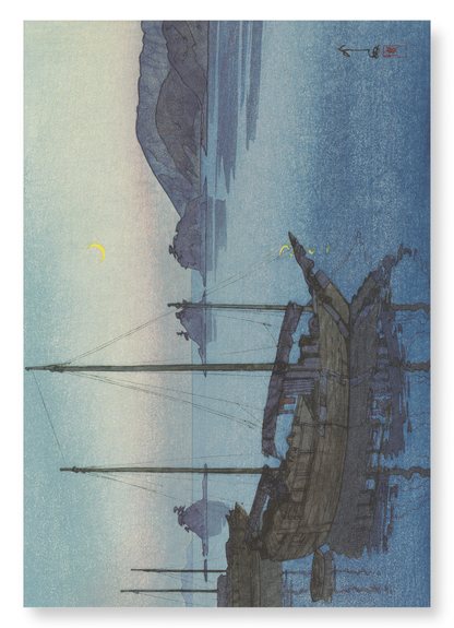 THREE LITTLE ISLANDS: Japanese Art Print