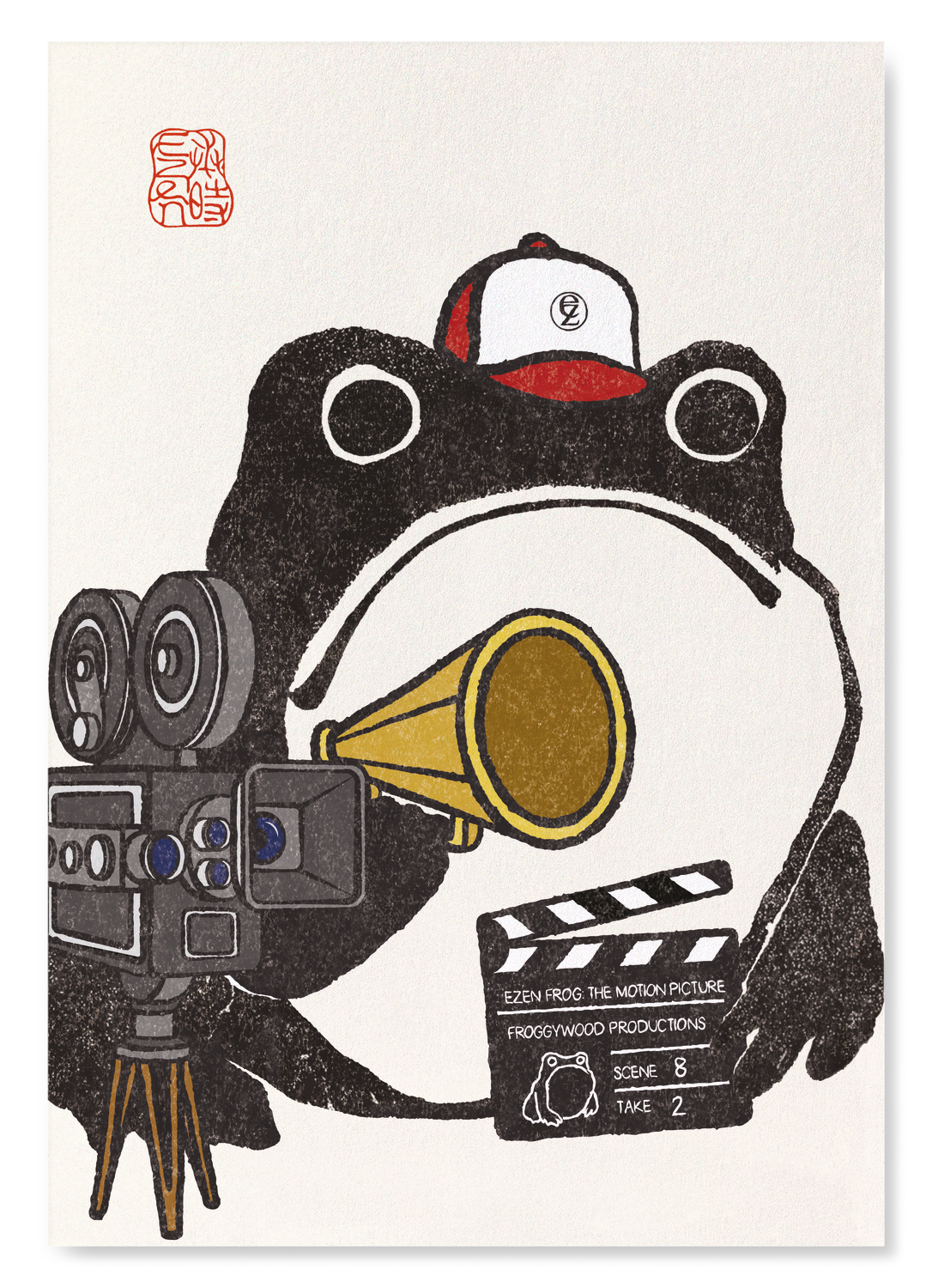 FILM DIRECTOR EZEN FROG: Art Print