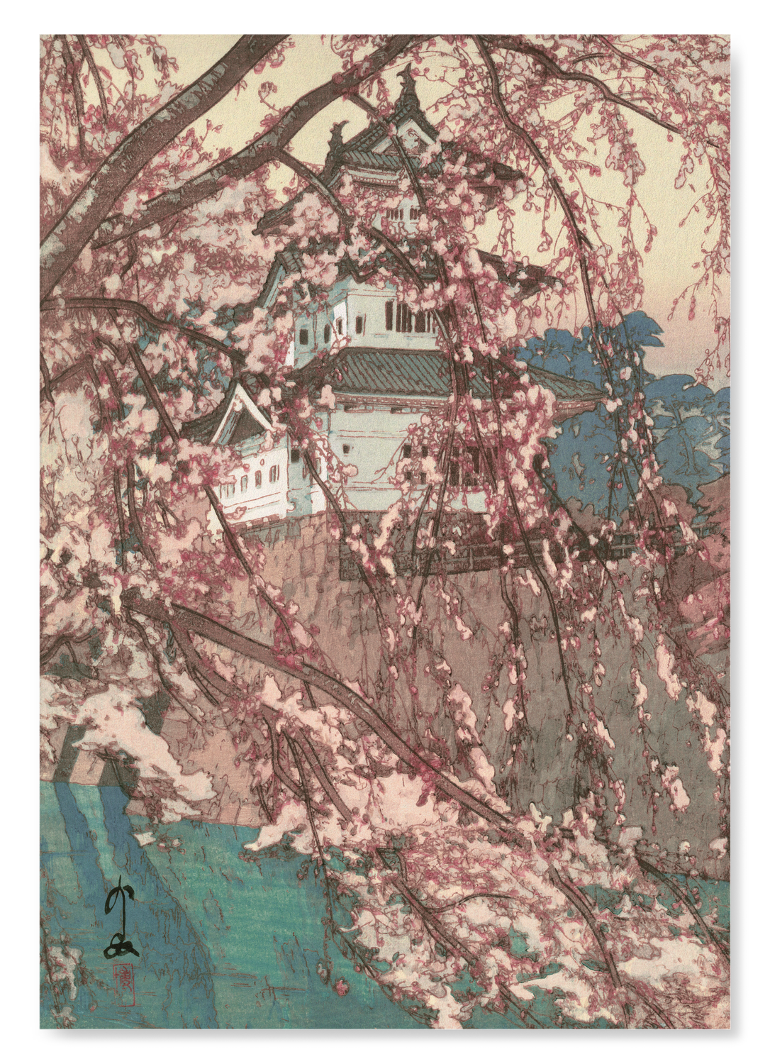 HIROSAKI CASTLE: Japanese Art Print