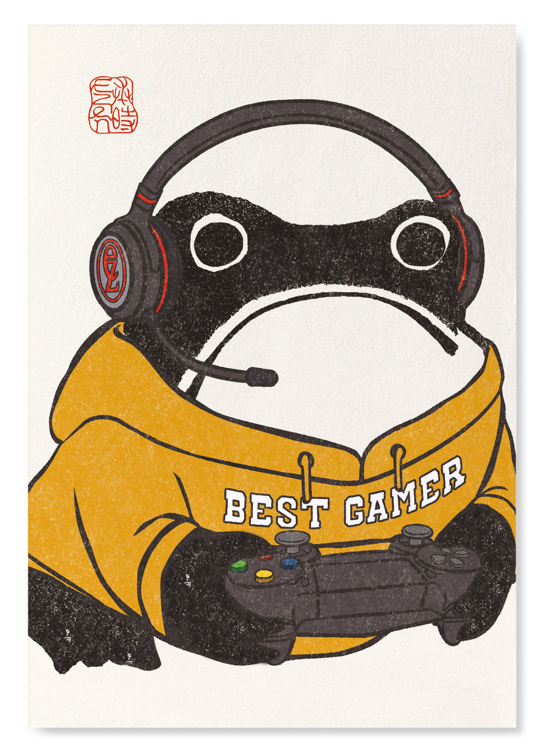 GAMER EZEN FROG: Art Print