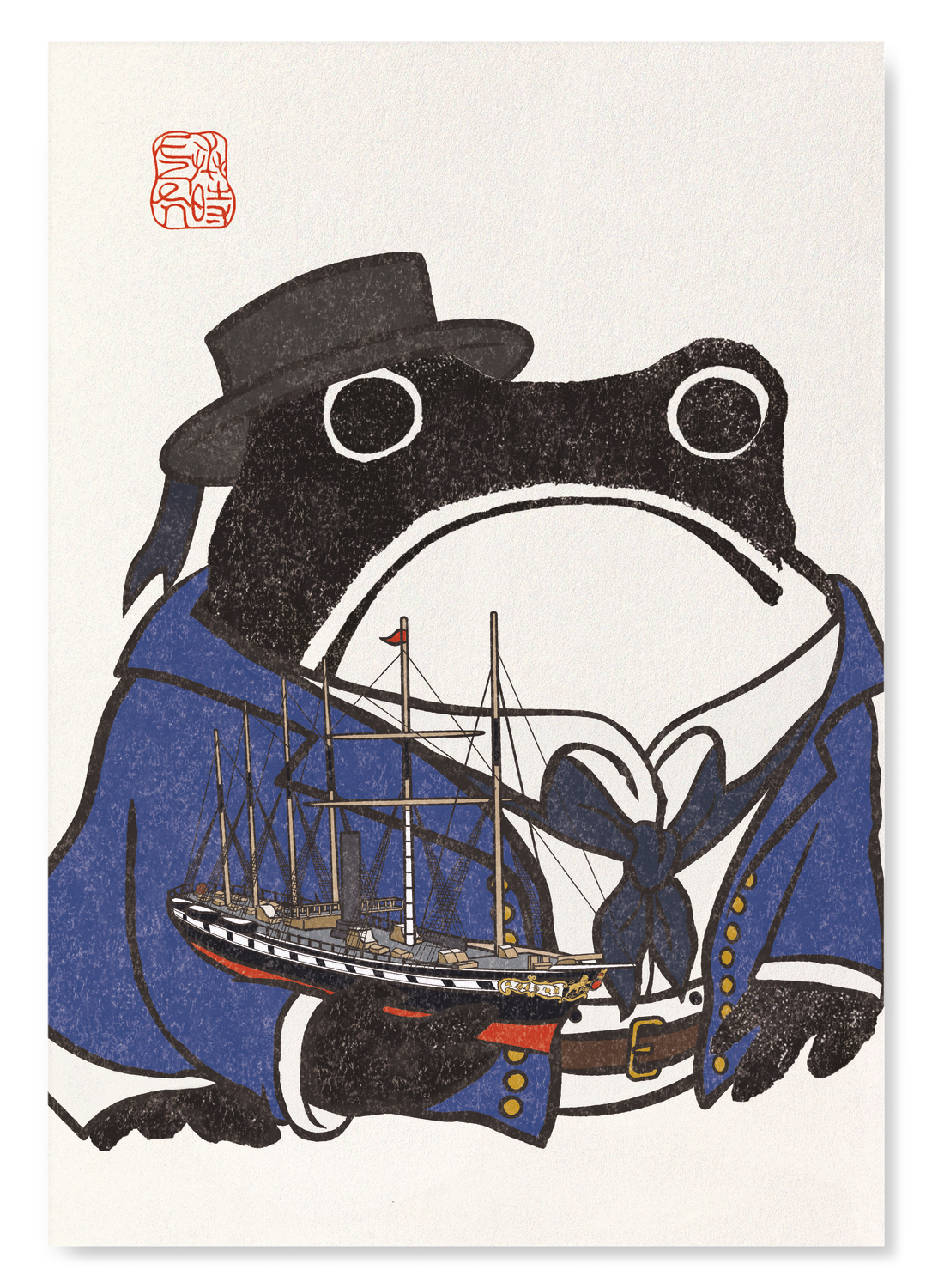 SS GREAT BRITAIN SAILOR EZEN FROG: Art Print