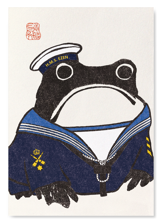 BRITISH SAILOR EZEN FROG: Art Print