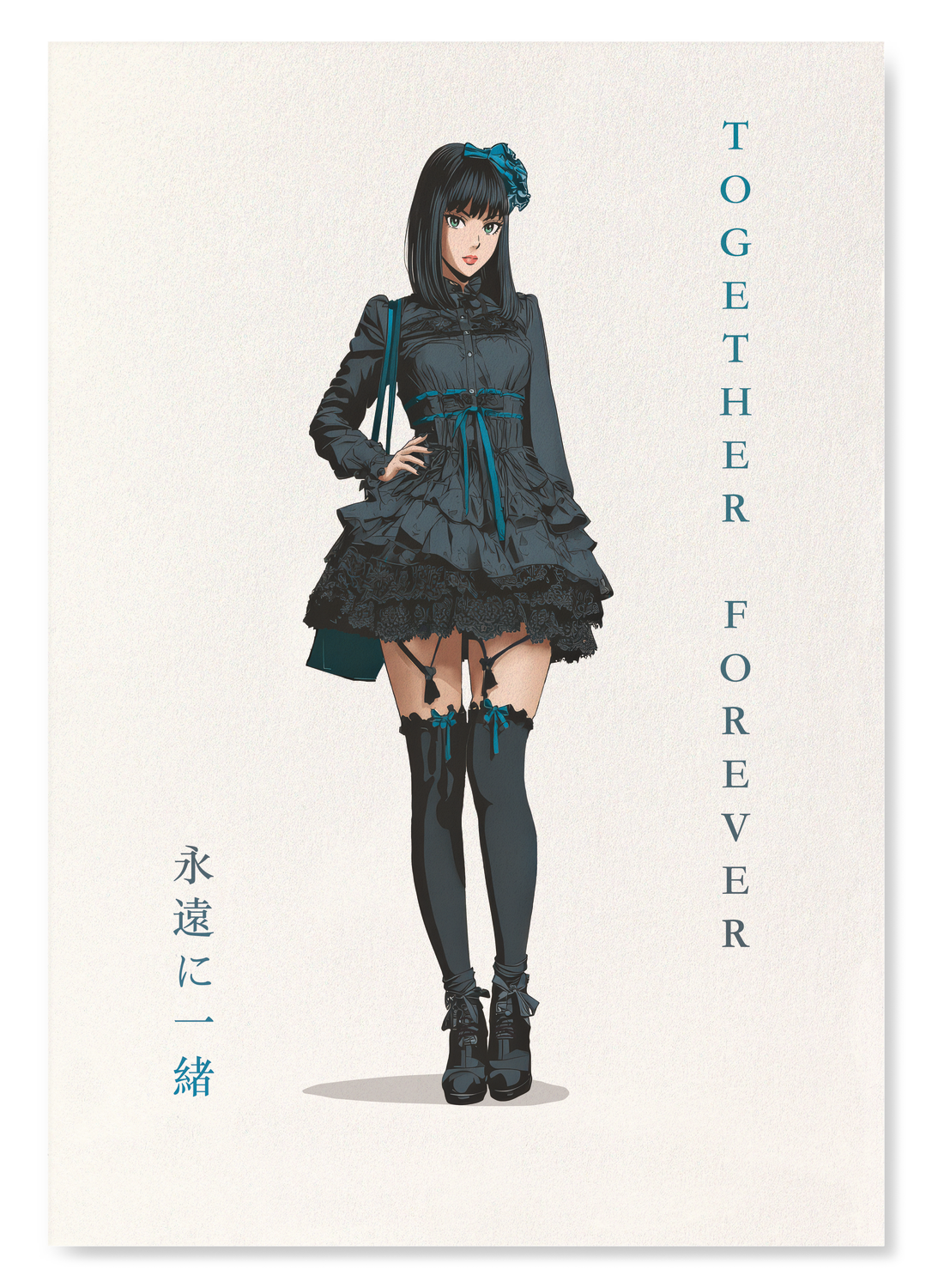TOGETHER FOREVER: Japanese Art Print