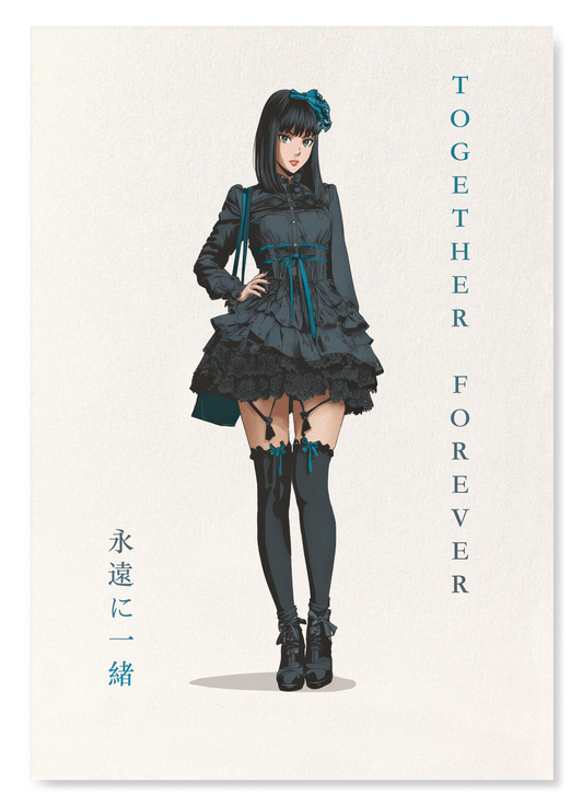 TOGETHER FOREVER: Japanese Art Print