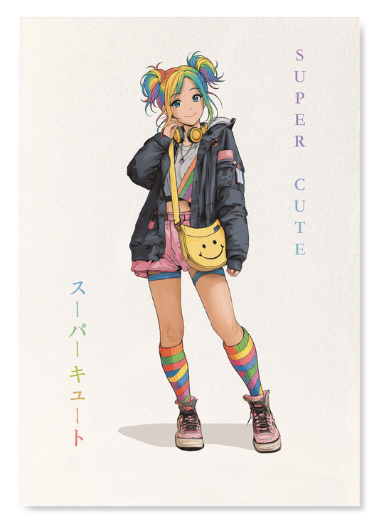 SUPER CUTE: Japanese Art Print
