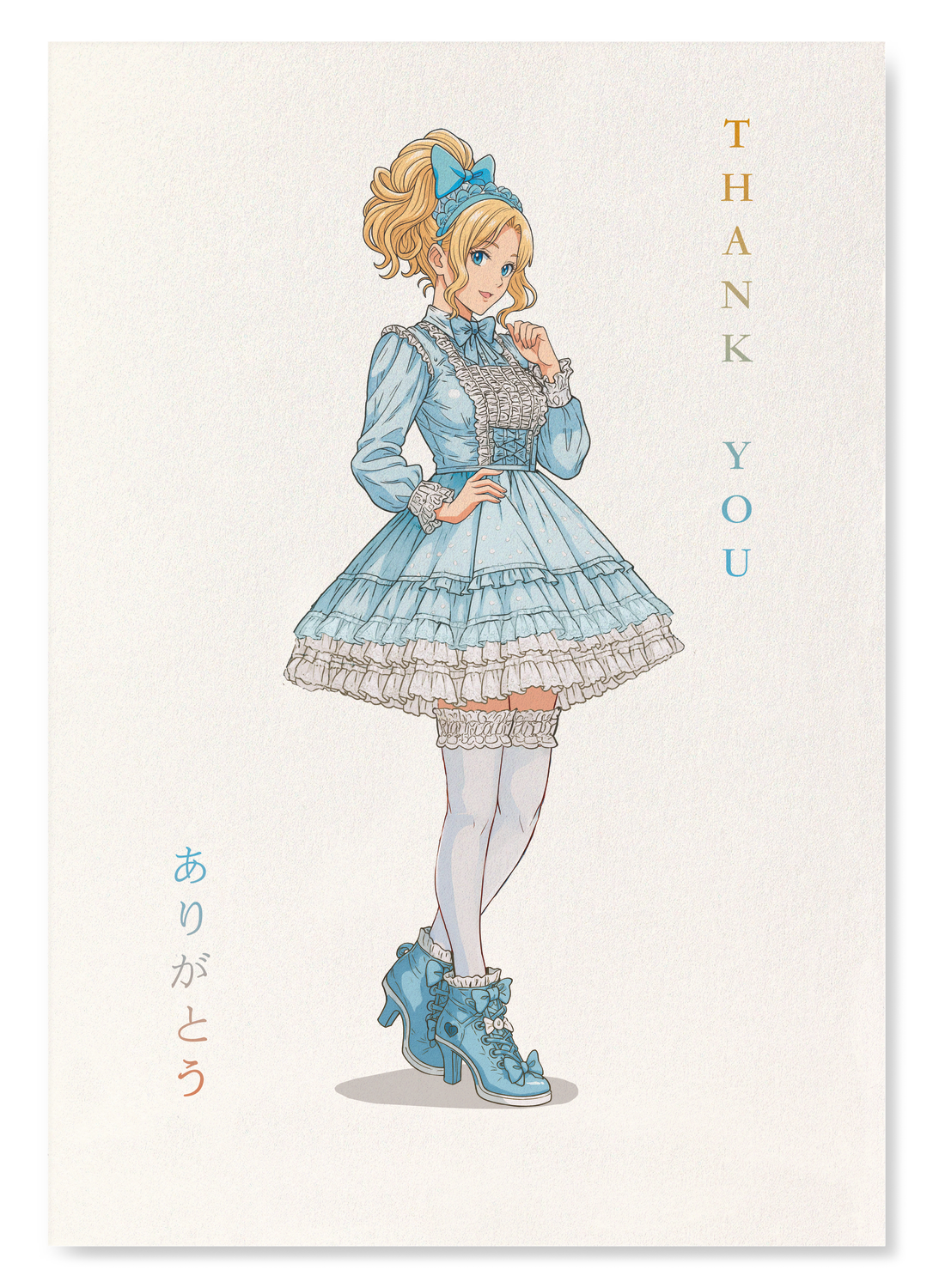 THANK YOU: Japanese Art Print