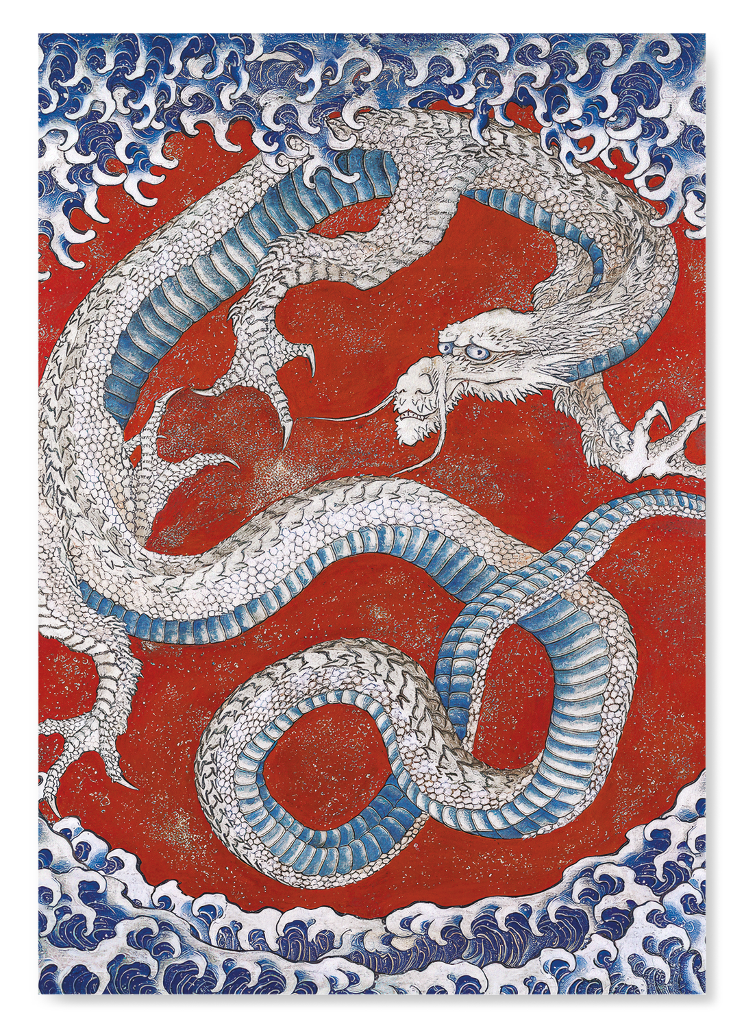HOKUSAI'S DRAGON (1844): Japanese Art Print