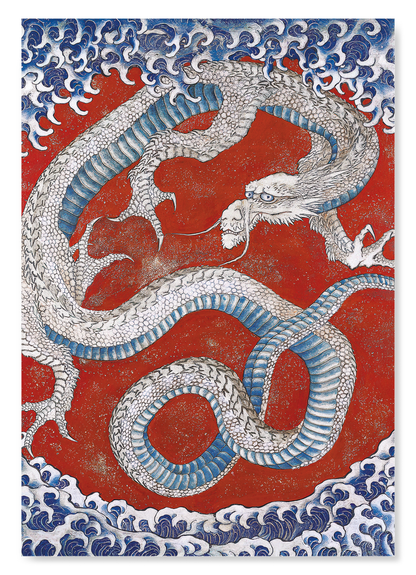 HOKUSAI'S DRAGON (1844): Japanese Art Print