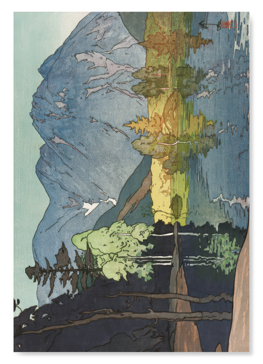 MOUNT HODAKA (1926): Japanese Art Print