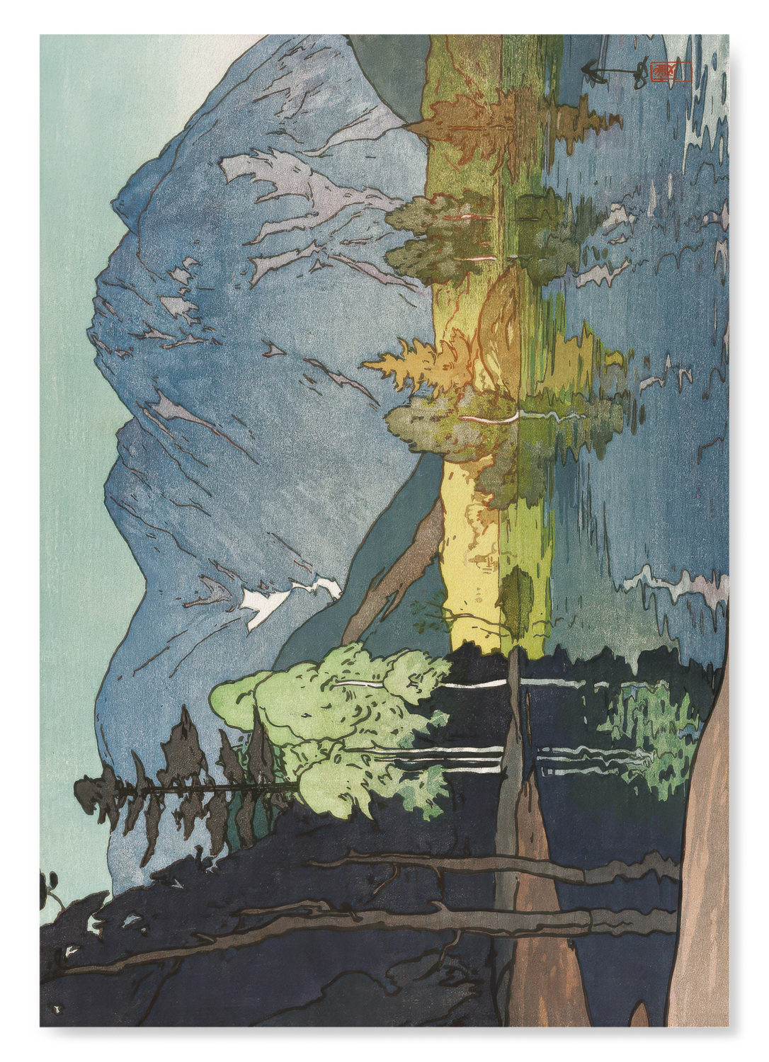 MOUNT HODAKA (1926): Japanese Art Print