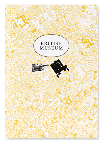 BRITISH MUSEUM: Map Zoom Art Print