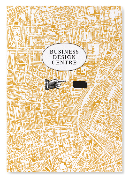 BUSINESS DESIGN CENTRE: Map Zoom Art Print
