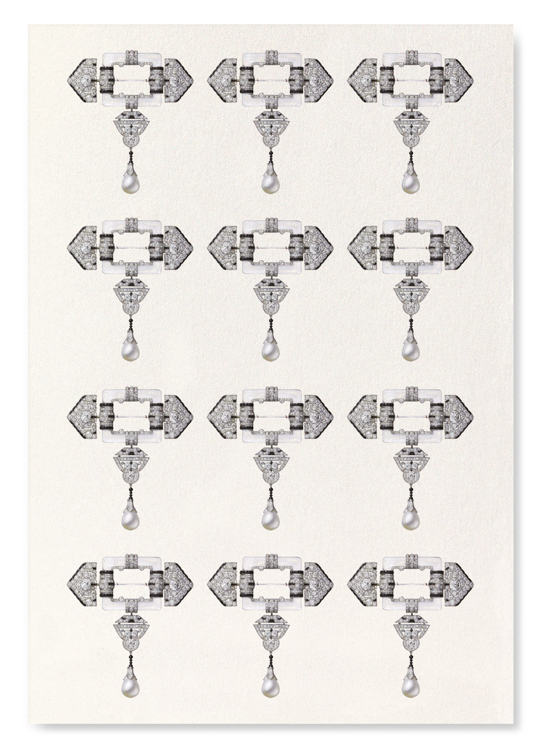 CARTIER BROOCH (1924): Photo Art Print