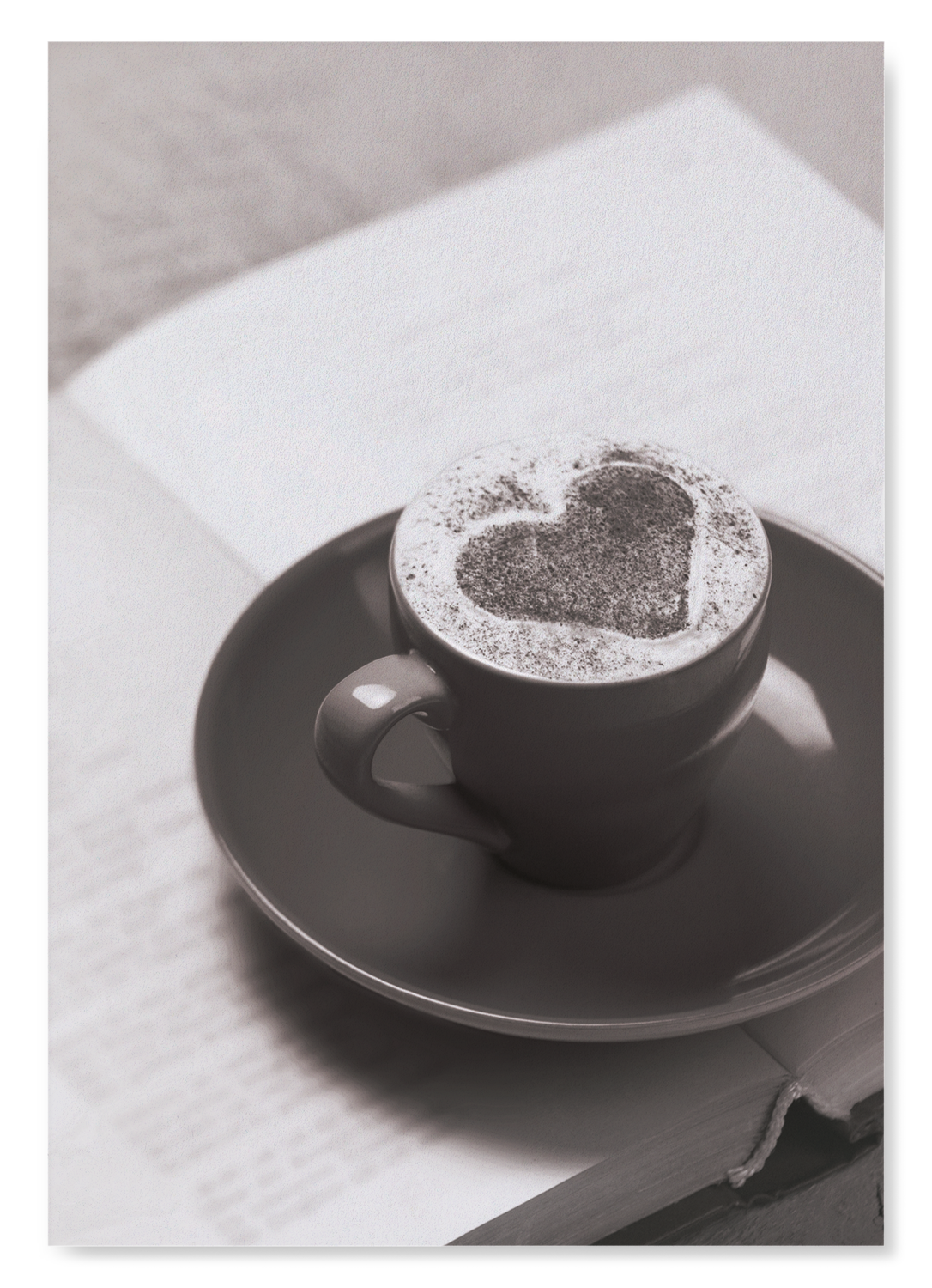 LOVE FOR COFFEE: Photo Art Print