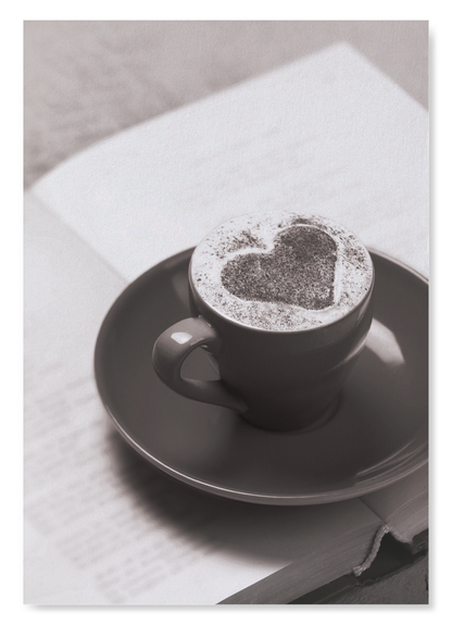 LOVE FOR COFFEE: Photo Art Print