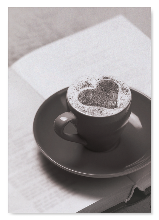 LOVE FOR COFFEE: Photo Art Print