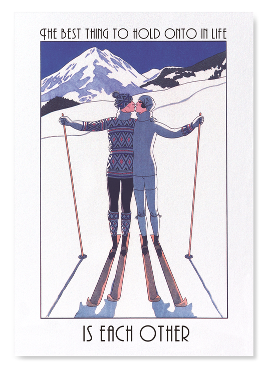 HOLD ONTO EACH OTHER: Vintage Art Print