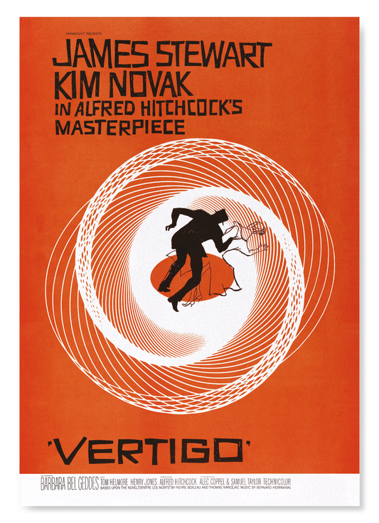 VERTIGO (1958): Poster Art Print