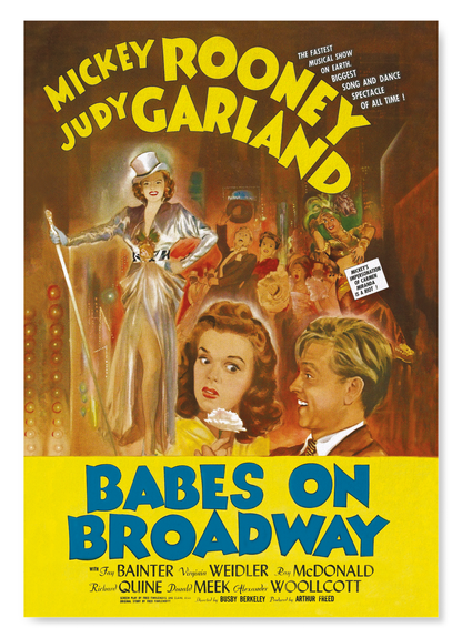 BABES ON BROADWAY (1941): Poster Art Print