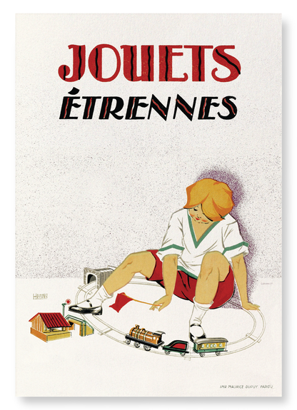 JOUETS ETRENNES (C.1920): Vintage Art Print